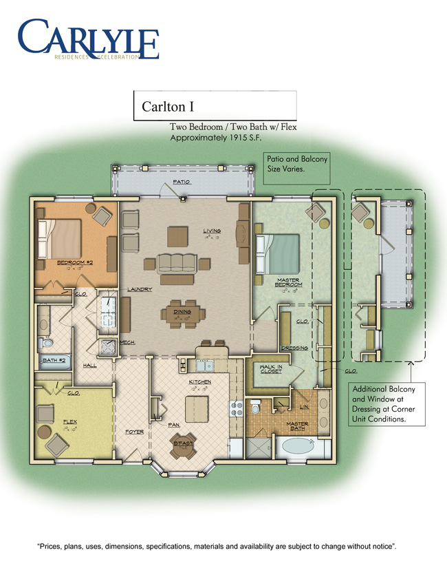 Carlyle Floor Plans Debbie