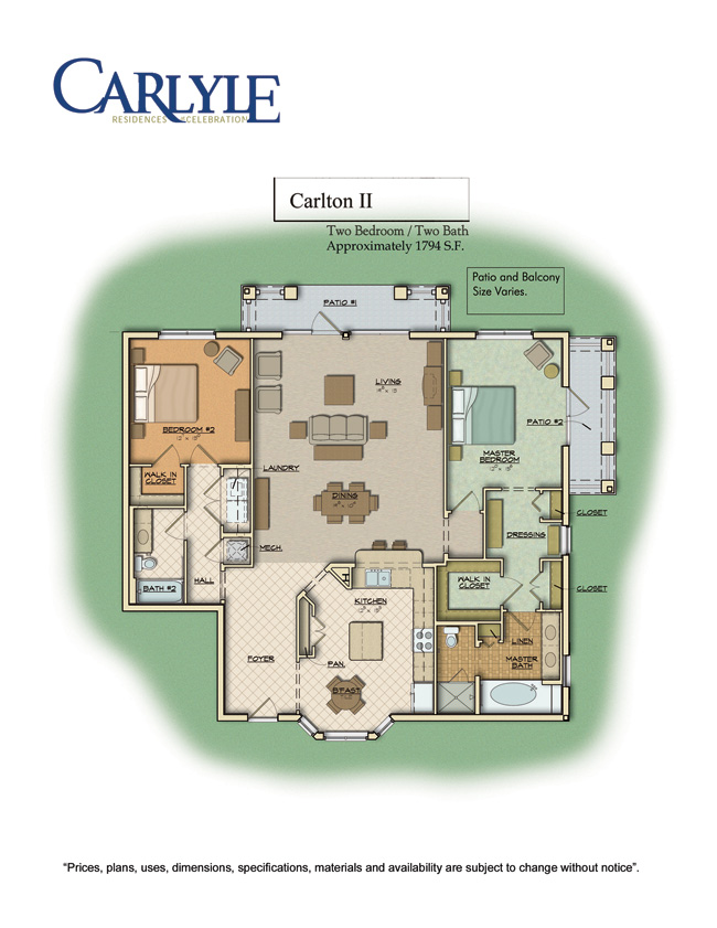 Carlyle Floor Plans Debbie